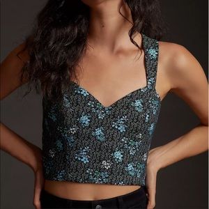 Beautiful crop corset top by sachin & babi + anthropologie
